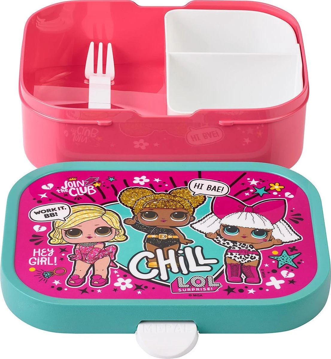 Mepal – Lunchset Campus (sb + Lb) – Schoolbeker En Broodtrommel Voor Kinderen – LOL Surprise– Bento Box - Lekvrij - Afbeelding 3
