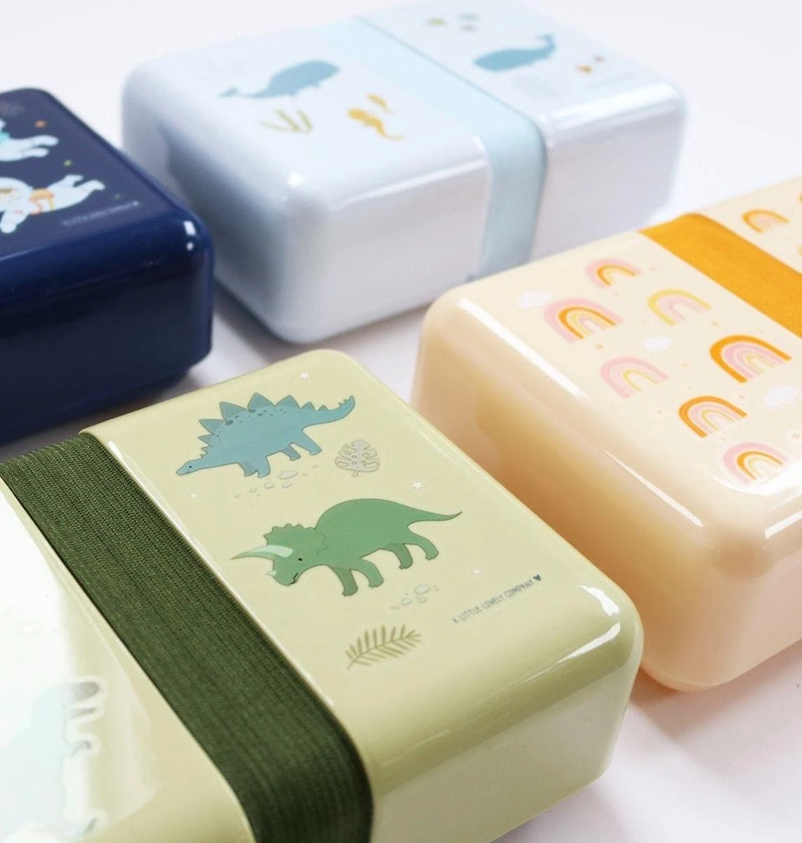 Broodtrommel / Lunch Box: Dino | A Little Lovely Company - Afbeelding 3