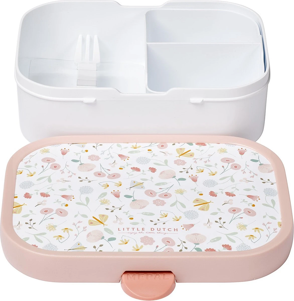 Mepal – Lunchset Campus (sb + Lb) – Schoolbeker En Broodtrommel Voor Kinderen – Flowers & Butterflies – Bento Box - Afbeelding 3