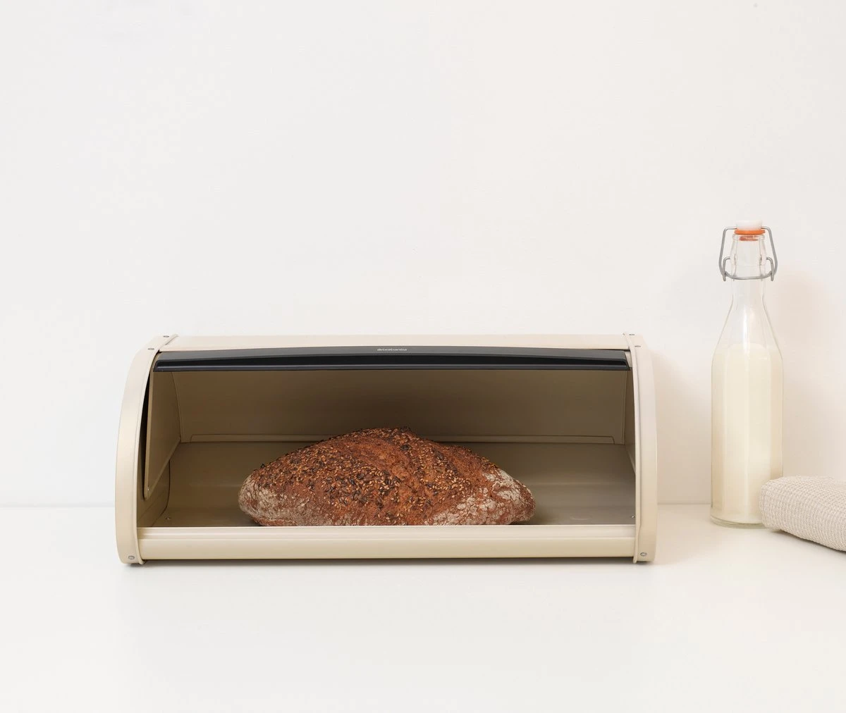 Brabantia Broodtrommel - Met Schuifdeksel - Soft Beige - Afbeelding 6