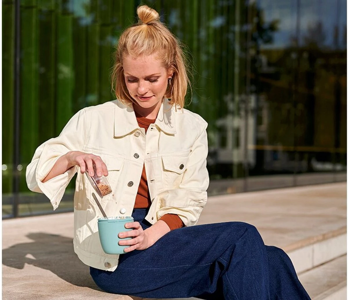 Mepal – Limited Edition Lunchpot Ellipse – Praktische Muesli Beker To Go – Lemon Vibe – Geschikt Voor Vriezer, Magnetron En Vaatwasser- Onbeperkt Genieten - Afbeelding 9