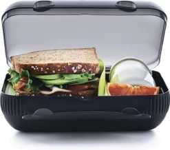 Tupperware Snackpack Zwart