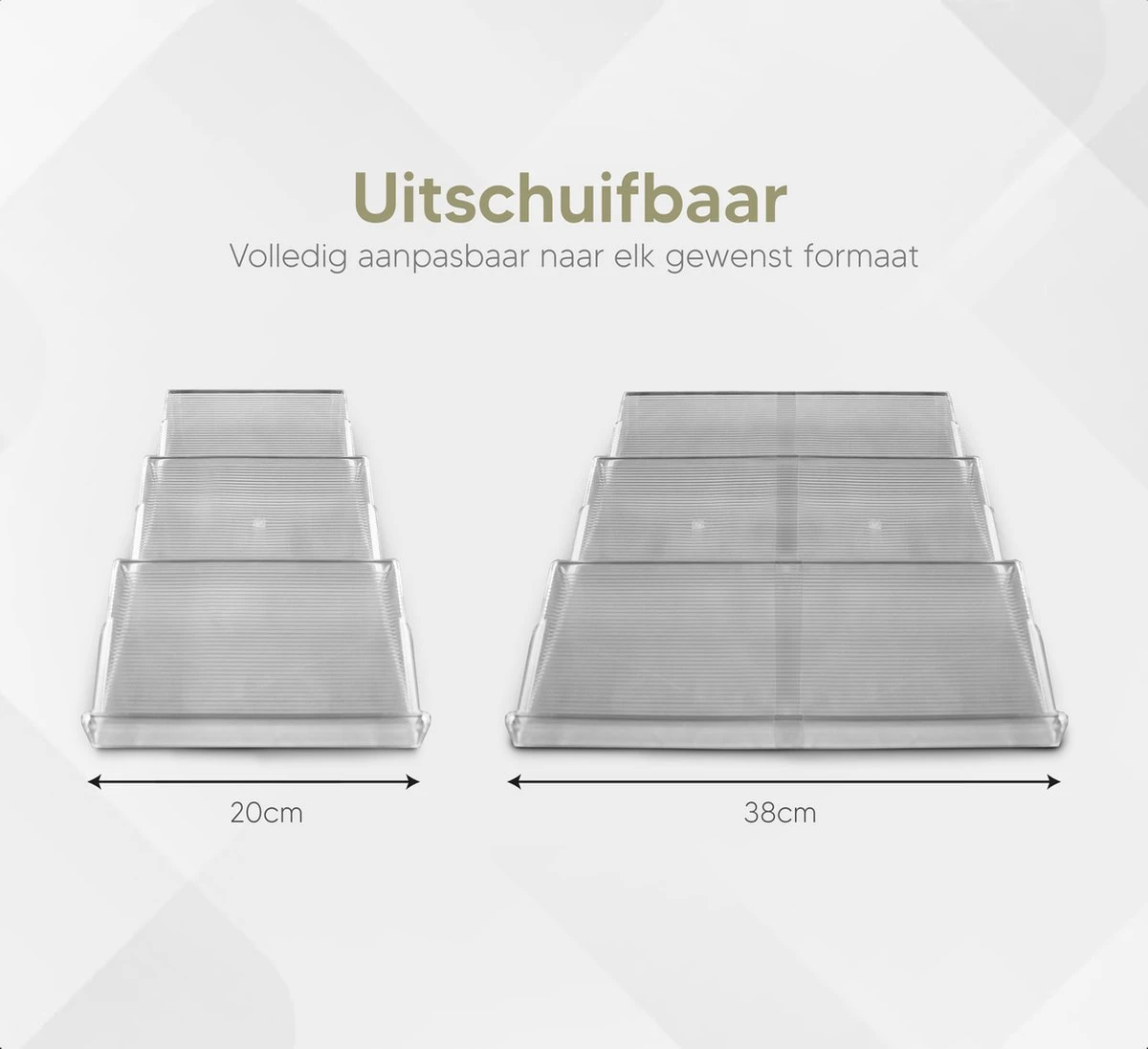 Johannes & Co - 2 Set Kruidenrek Voor Lade - Keuken Organizer - Kruiden Organizer - Afbeelding 2