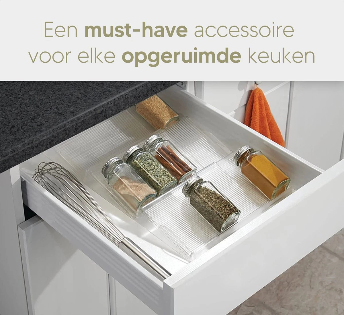 Johannes & Co - 2 Set Kruidenrek Voor Lade - Keuken Organizer - Kruiden Organizer - Afbeelding 6