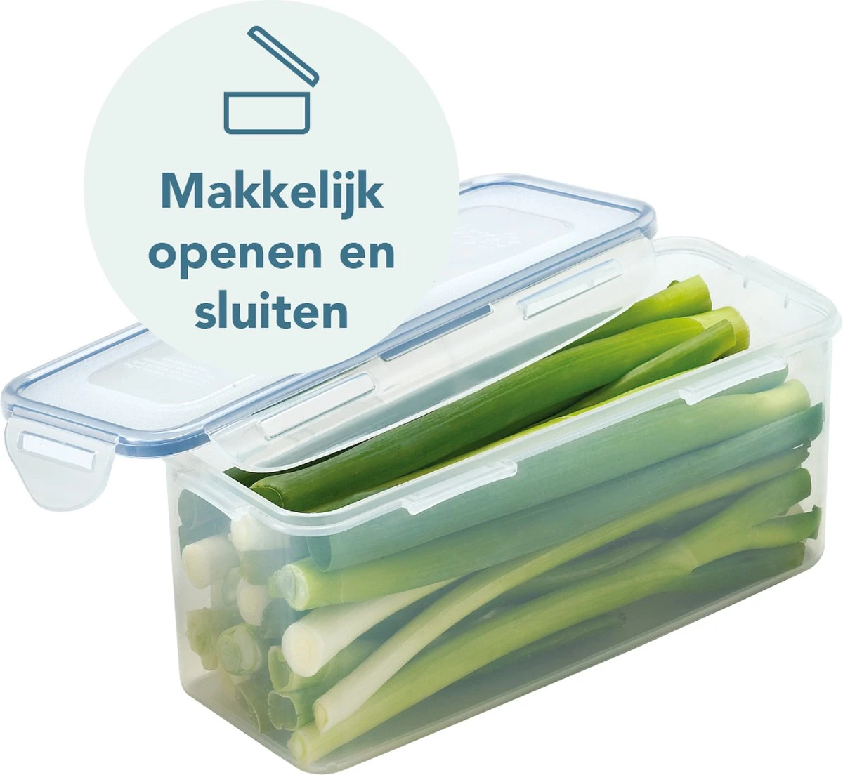Lock&Lock Vershouddoos - Bewaardoos Met Deksel - Voor Ontbijtkoek Peperkoek En Cake - Cakedoos - 100% Luchtdicht - 2 Liter - Afbeelding 7