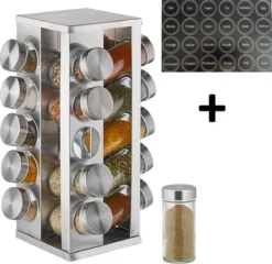 Pleasantwork Kruidenrek - Staand - Draaibaar - 20 Potjes