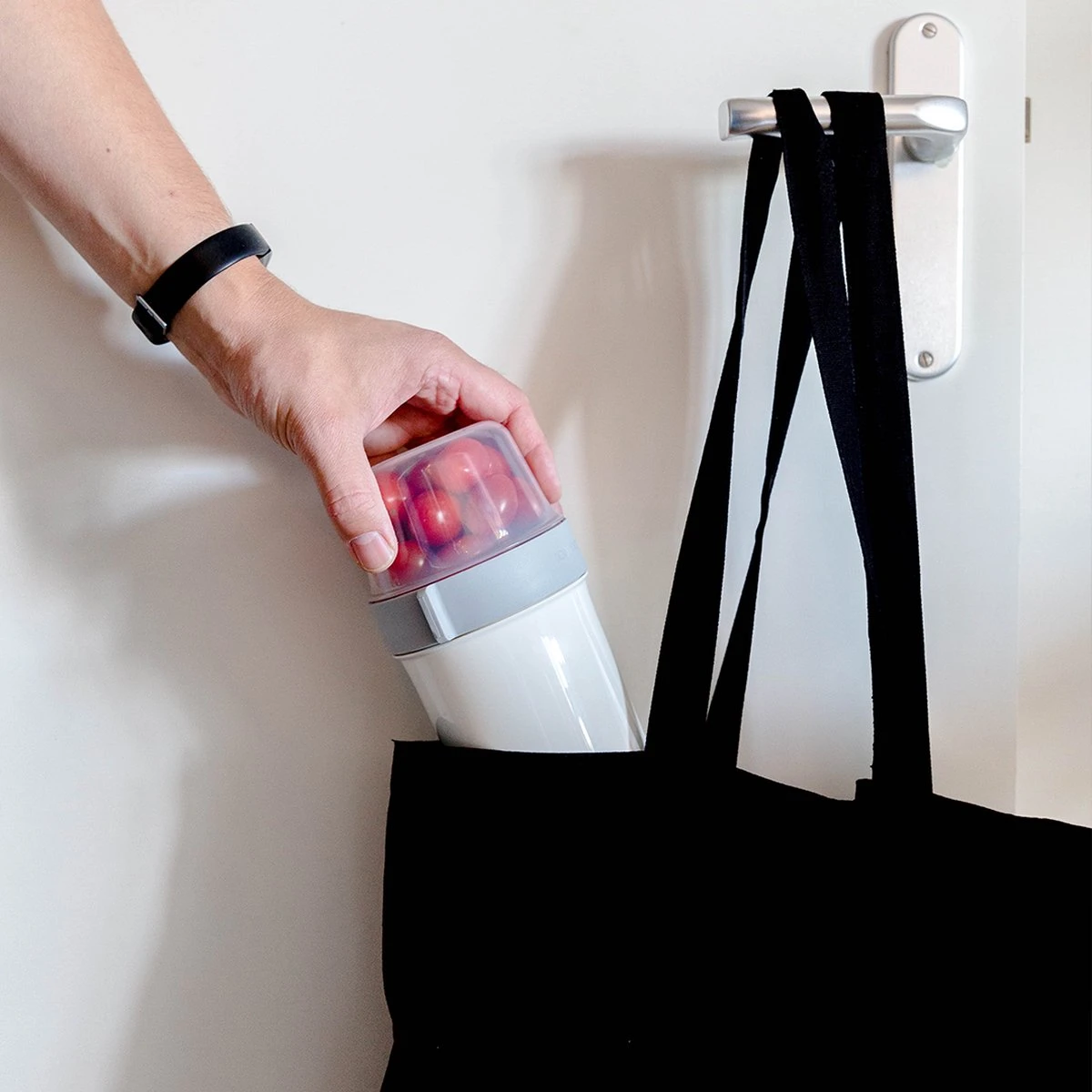 Lock&Lock Yoghurtbeker - Yoghurt Beker To Go - Muesli Beker To Go - Lunchpot - Lunchbeker - Medium - 560 Ml + 310 Ml - Wit - Afbeelding 5