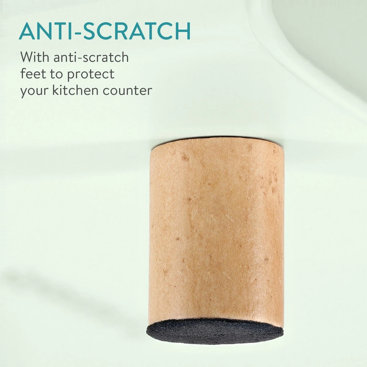 Navaris Metalen Broodtrommel Met Klapdeksel - Vershouddoos Voor Brood - 35 X 24 X 23 Cm - Van Ijzer Met Houten Details In Mintgroen - Afbeelding 3