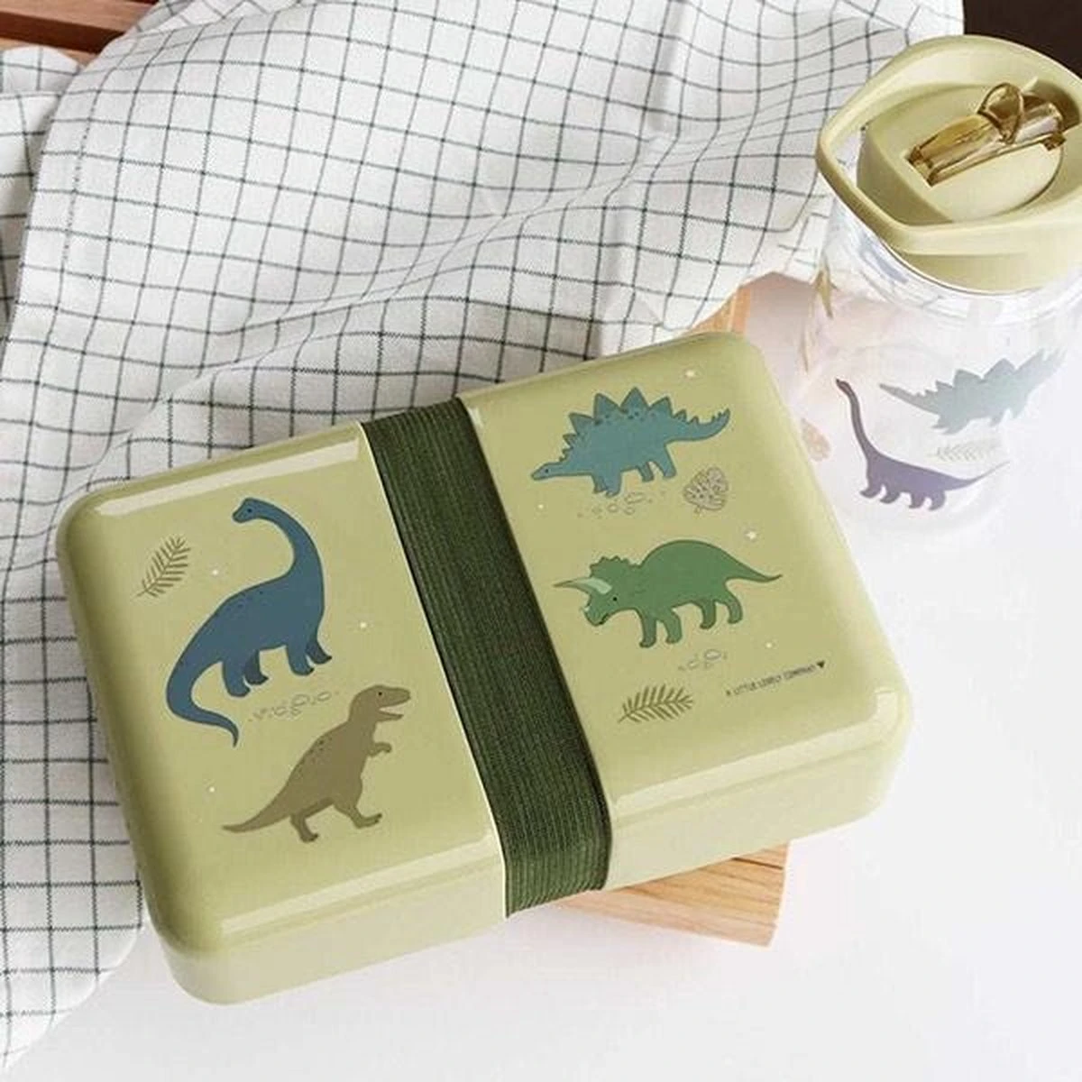 Broodtrommel / Lunch Box: Dino | A Little Lovely Company - Afbeelding 6