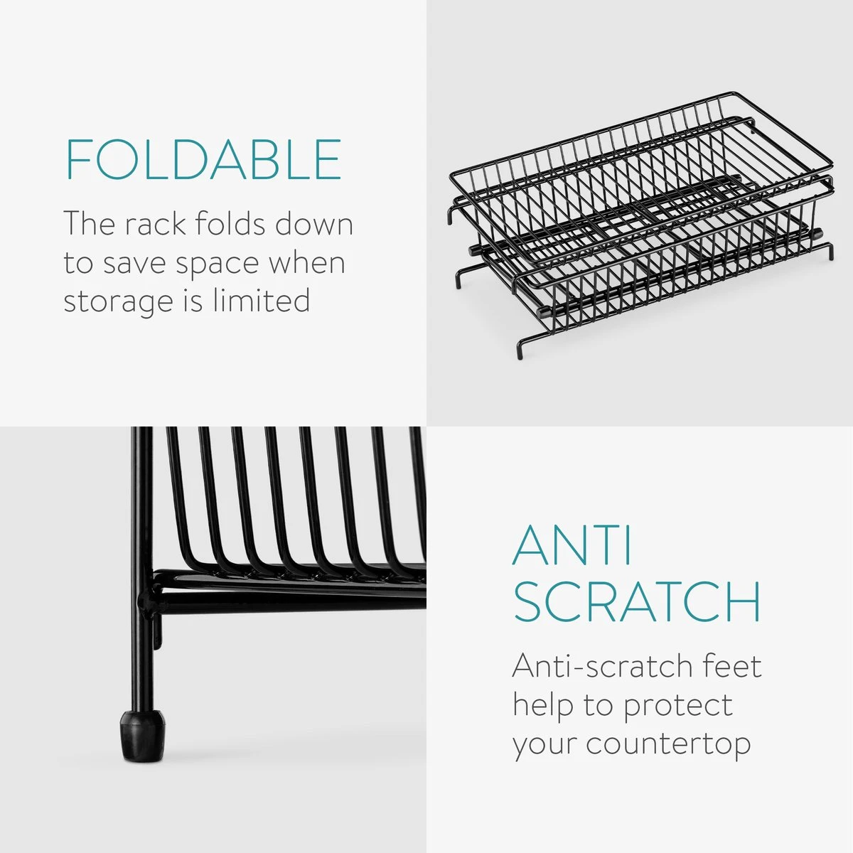 Navaris Stalen Kruidenrekje 2 Etages - Kruidenrek Staand - Rek Voor Kruidenpotjes En Glaasjes - Multifunctionele Organizer Voor Keuken En Badkamer - Afbeelding 3