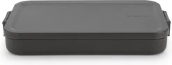 Brabantia Make & Take Lunchbox - Plat - Kunststof - Dark Grey