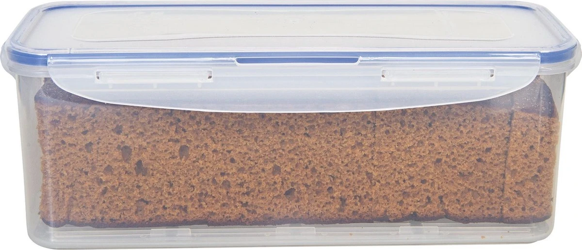 Lock&Lock Vershouddoos - Bewaardoos Met Deksel - Voor Ontbijtkoek Peperkoek En Cake - Cakedoos - 100% Luchtdicht - 2 Liter - Afbeelding 2