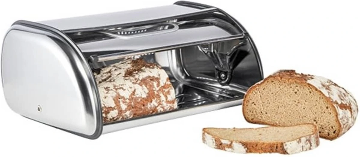 Haushalt Broodtrommel - Schuifdeksel - RVS - Afbeelding 2