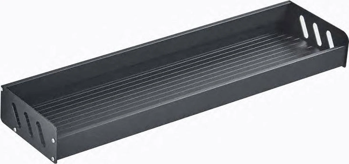 Merkloos TDR - Kruidenrek - Ophangbaar - Inclusief 6 Verplaatsbare Haken Voor Keukengereedschap - 50 Cm - Zwart - Afbeelding 4