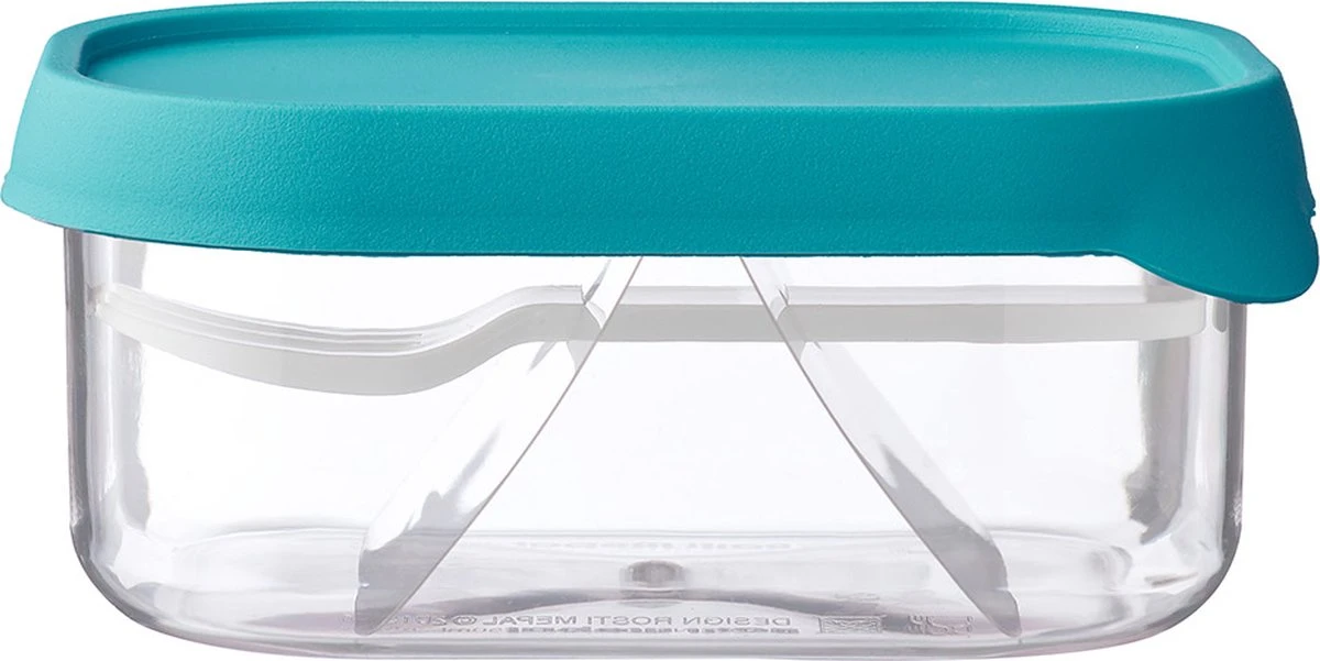 Mepal – Waterfles + Lunchbox + Fruitbox Campus – Turquoise – Drinkfles Voor Kinderen – Broodtrommel – Fruitbakje – Giftset - Afbeelding 7