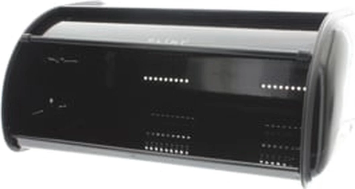 PLINT Retro Broodtrommel – Ruime Inhoud – Zwart - Afbeelding 2