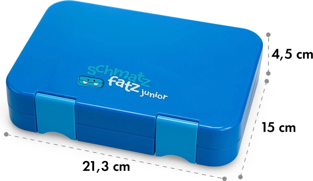 Klarstein Schmatzfatz Junior Lunchbox 6 Vakken - Bento - Vershouddoos 21,3 X 15 X 4,5 Cm (BxHxD) - BPA-vrij - Vaatwasserbestendig - Afbeelding 5