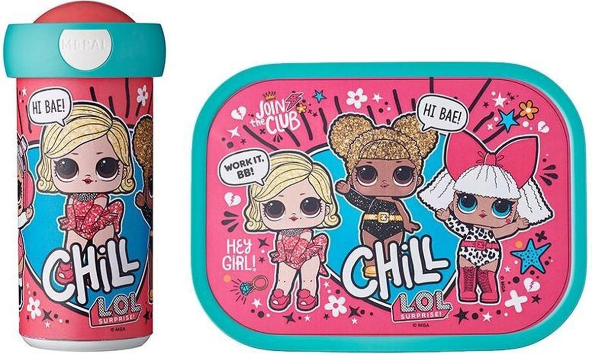 Mepal – Lunchset Campus (sb + Lb) – Schoolbeker En Broodtrommel Voor Kinderen – LOL Surprise– Bento Box - Lekvrij - Afbeelding 7