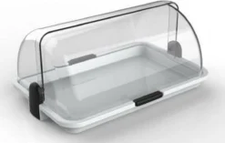 Biesse Broodtrommel - Met Schuifdeksel - Transparant -brooddoos
