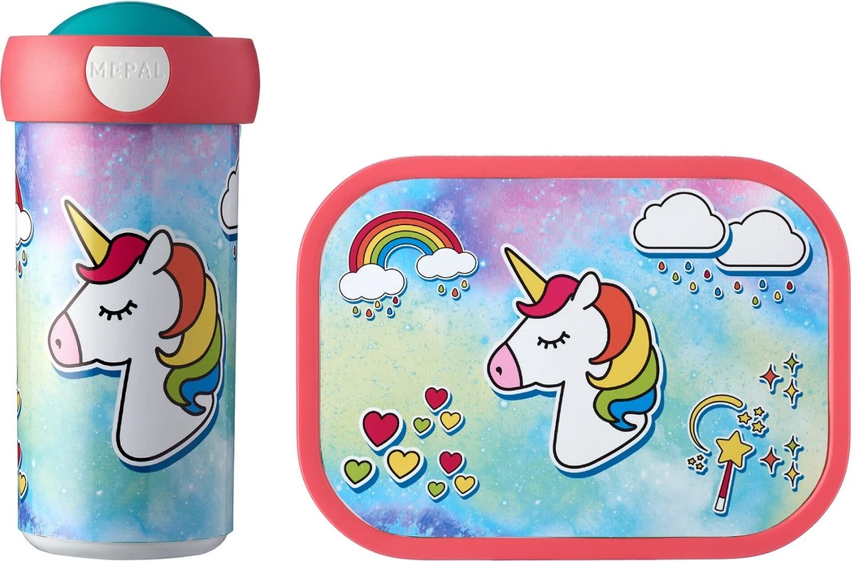 Mepal – Lunchset Campus (sb + Lb) – Schoolbeker En Broodtrommel Voor Kinderen – Unicorn – Bento Box - Lekvrij - Afbeelding 10