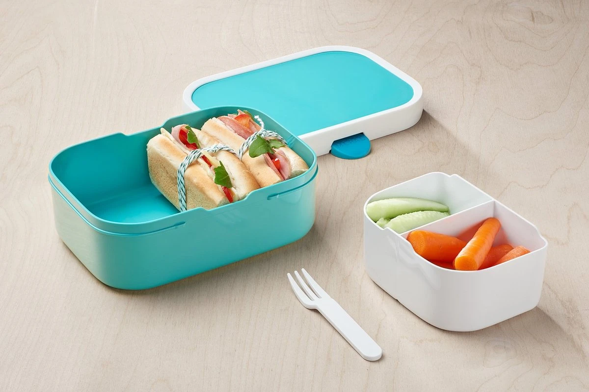 Mepal – Lunchset Campus (sb + Lb) – Schoolbeker En Broodtrommel Voor Kinderen – Turquoise – Bento Box - Lekvrij - Afbeelding 7