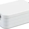 Mepal - Lunchbox Take A Break Midi – Geschikt Voor 4 Boterhammen – Wit – Lunchbox Voor Volwassenen