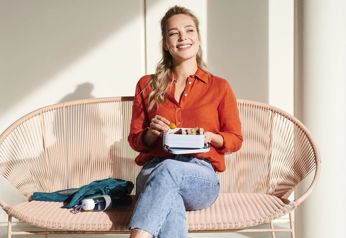 Mepal - Lunchbox Take A Break Midi – Geschikt Voor 4 Boterhammen – Nordic Pink – Lunchbox Voor Volwassenen - Afbeelding 4