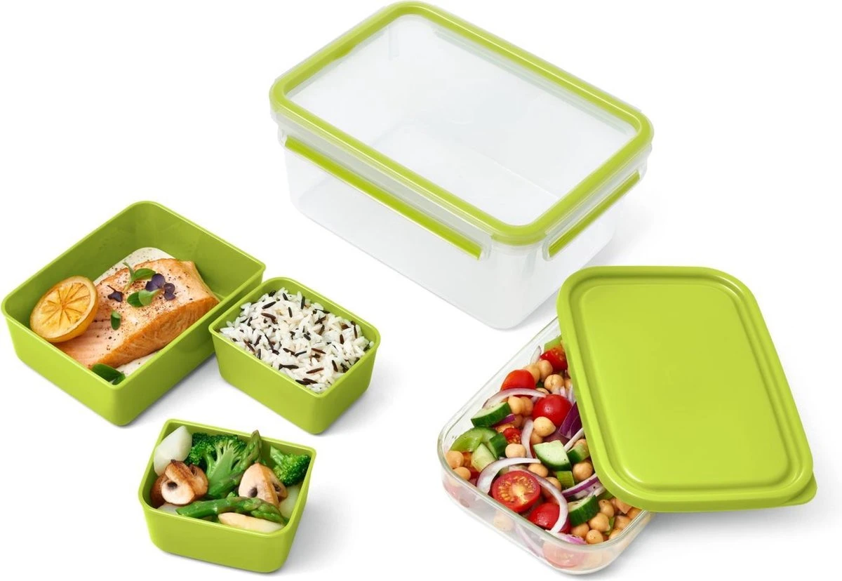 Tefal Masterseal To Go Lunchbox XL - 2,2L - Met Inlays - Afbeelding 2