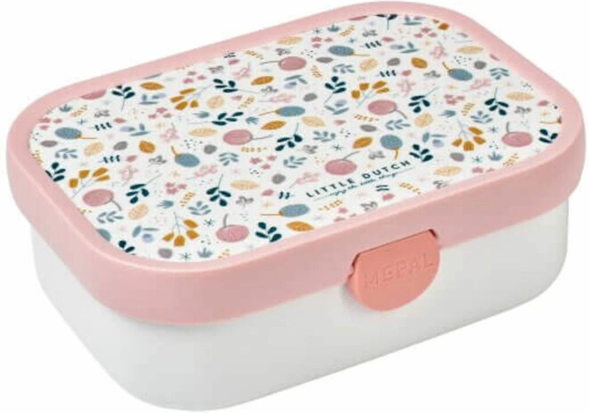 Mepal – Lunchbox Campus – Broodtrommel Voor Kinderen – Spring Flowers – Little Dutch - Bento Box - Geschikt Voor 4 Boterhammen - Afbeelding 7