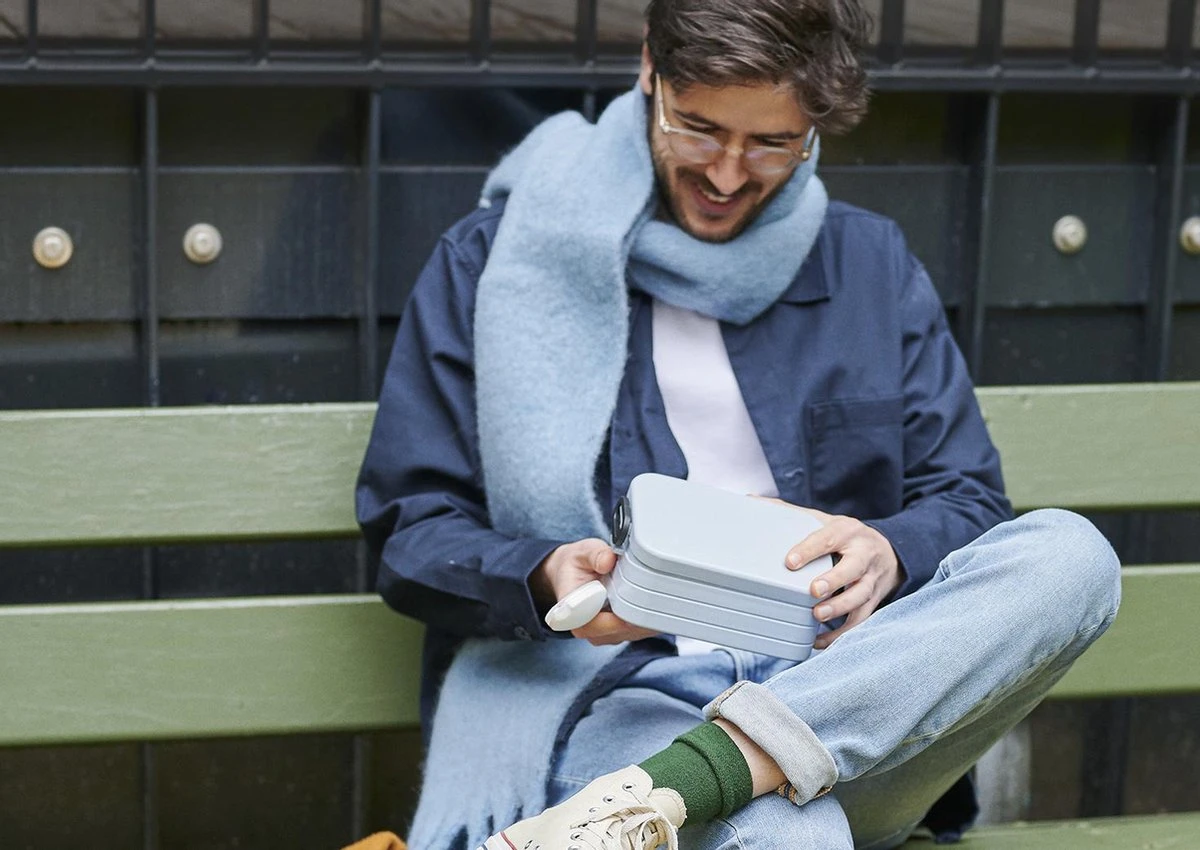 Mepal - Lunchbox Take A Break Midi – Geschikt Voor 4 Boterhammen – Nordic Pink – Lunchbox Voor Volwassenen - Afbeelding 5