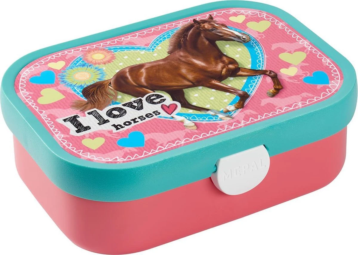 Mepal – Lunchset Campus (sb + Lb) – Schoolbeker En Broodtrommel Voor Kinderen – My Horse – Bento Box - Lekvrij - Afbeelding 2