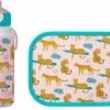 Mepal – Lunchset Campus (pu + Lb) – Pop-up Drinkfles En Broodtrommel Voor Kinderen – Leopard – Bento Box – Lekvrij
