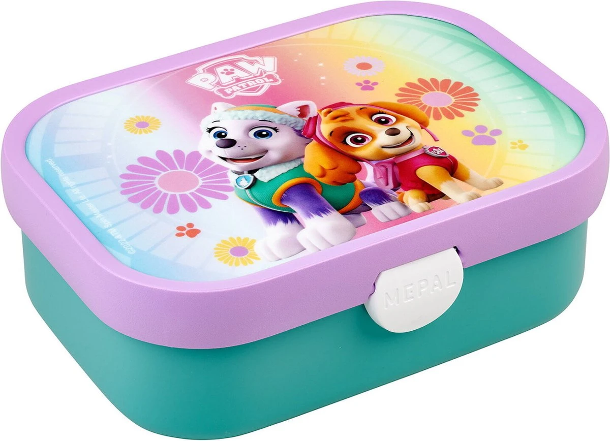 Paw Patrol Girls Voordeelset Lunchbox & Schoolbeker - Mepal Broodtrommel & Drinkbeker - - Afbeelding 2