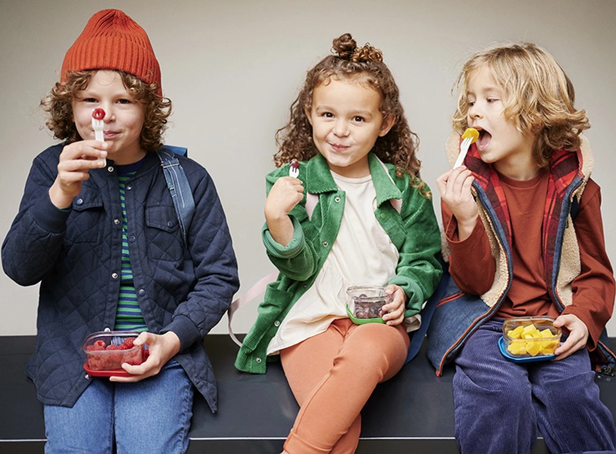 Mepal – Waterfles + Lunchbox + Fruitbox Campus – Turquoise – Drinkfles Voor Kinderen – Broodtrommel – Fruitbakje – Giftset - Afbeelding 6