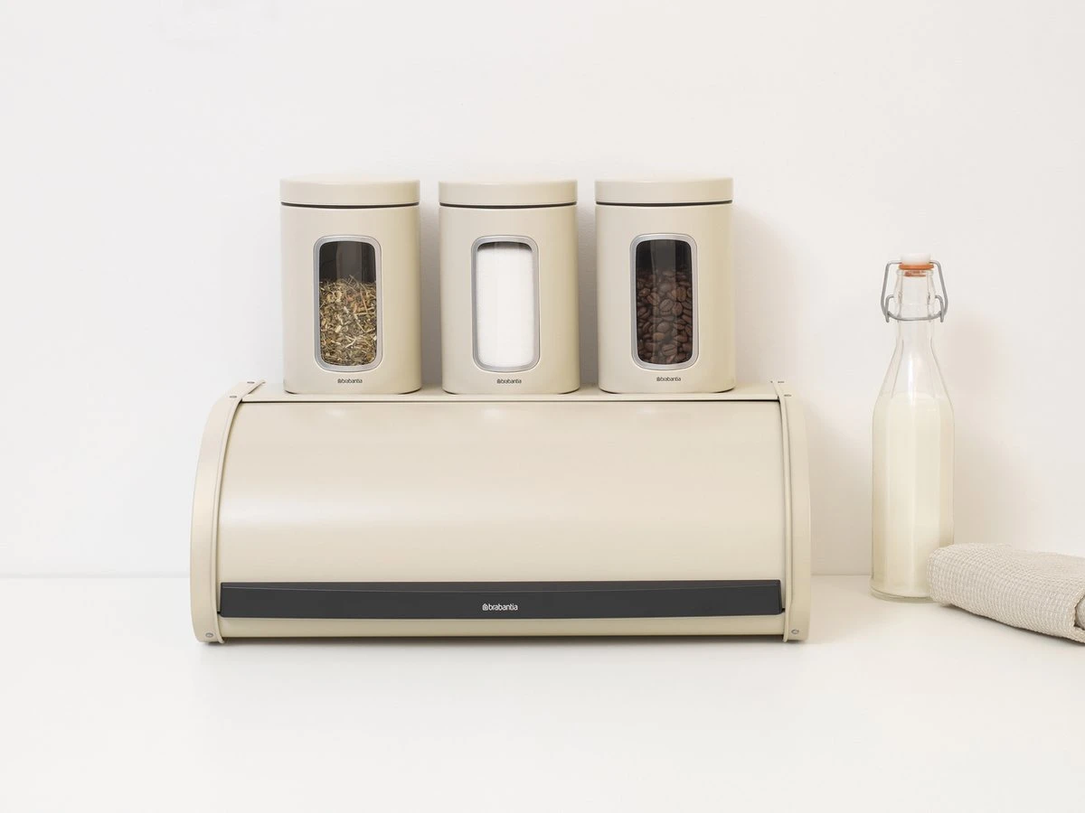 Brabantia Broodtrommel - Met Schuifdeksel - Soft Beige - Afbeelding 9