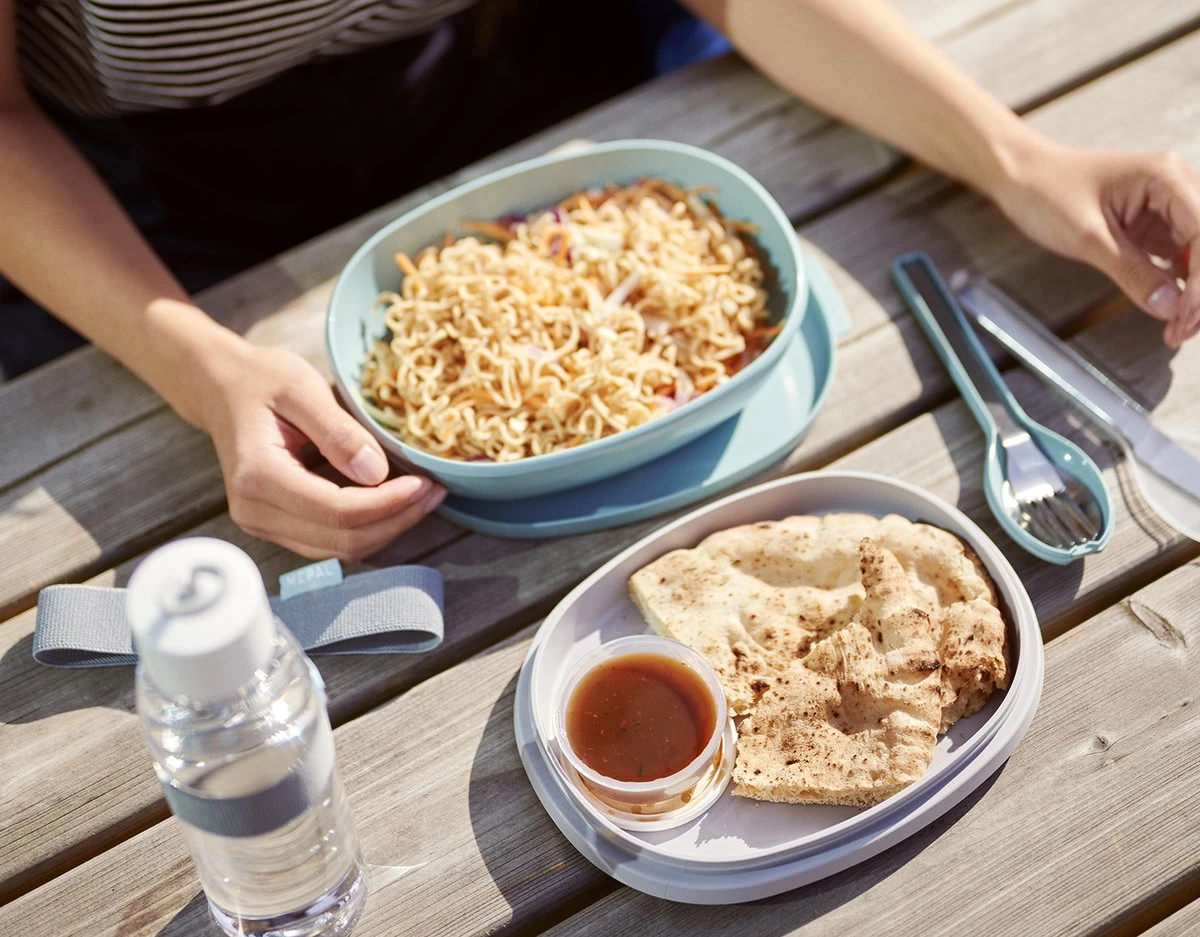 Mepal Ellipse Duo Lunchpot - Lunchbox Volwassenen - 1.4 Nordic Green - Afbeelding 2