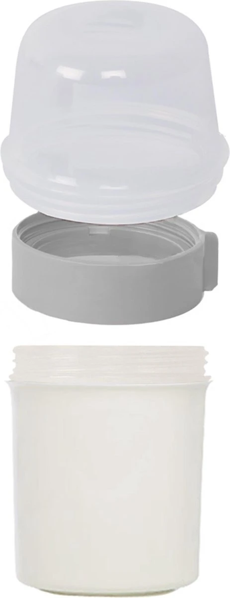 Lock&Lock Yoghurtbeker - Yoghurt Beker To Go - Muesli Beker To Go - Lunchpot - Lunchbeker - Medium - 560 Ml + 310 Ml - Wit - Afbeelding 2