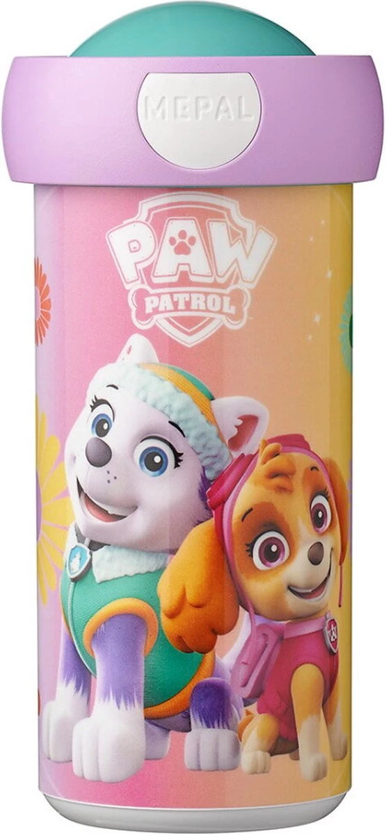 Paw Patrol Girls Voordeelset Lunchbox & Schoolbeker - Mepal Broodtrommel & Drinkbeker - - Afbeelding 3