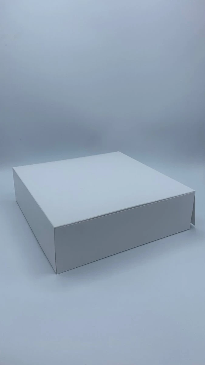 25 Stuks - Taartdoos - Karton - 15x15x8cm - Wit - Afbeelding 3