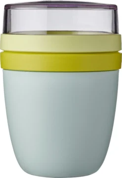 Mepal – Limited Edition Lunchpot Ellipse – Praktische Muesli Beker To Go – Lemon Vibe – Geschikt Voor Vriezer, Magnetron En Vaatwasser- Onbeperkt Genieten