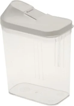 Merkloos Keeeper Strooibus 0,75L 10,5x5,5x17cm Wit/transparant