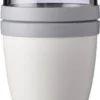Mepal – Lunchpot Ellipse Mini – Praktische Muesli Beker To Go – Wit – Geschikt Voor Vriezer, Magnetron En Vaatwasser.
