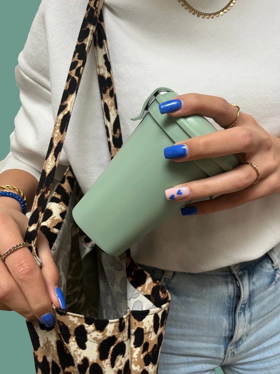 Curver Lunch & Go Beker - Magnetronbestendig - Lunchbeker – Muesli Beker - Soepbeker - Yoghurt Beker To Go – LunchBox - KoffieBeker - Salade Lunchbox - 0,6l – Groen - Afbeelding 4